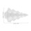 10Pcs White Foam Christmas Tree 150Mm Diy Polystyrene Cone Craft 2