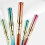 5Pcs Assorted Colored Metal Fountain Pens Plastic Writing Pens 6