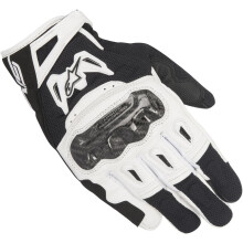 Alpinestars SMX-2 Air Carbon V2 Læder Handsker-Sort/Hvid-L
