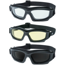 Occhiali da Moto: Occhiali Resistenti "Senza Schiuma" con Custodia Rigida, Panno in Microfibra e Sacchetto Inclusi da Get Lost (Set di 3)