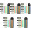 Assorted Color Transparent Highlight Strips Portable Page Flags 4