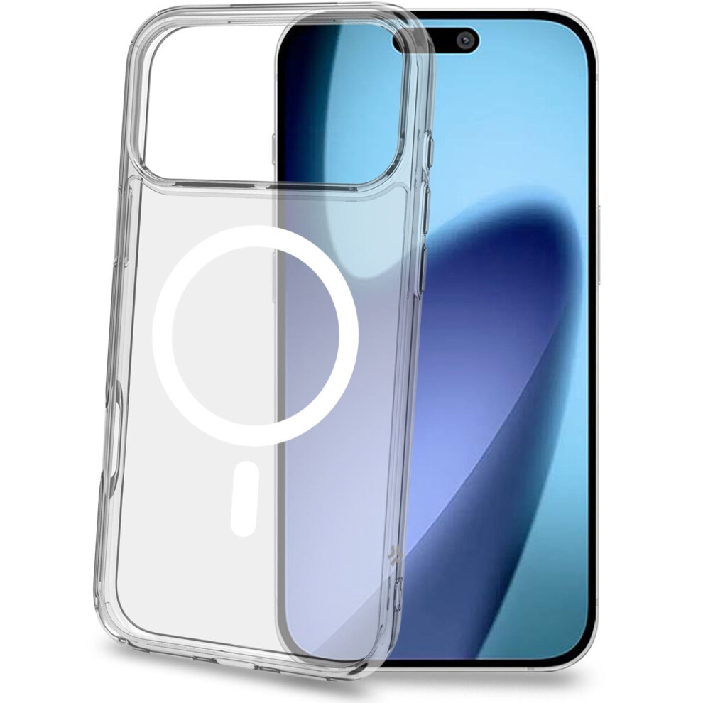 Celly Clear Magsafe-Compatible Tpu Case For Iphone 17 Pro Max,