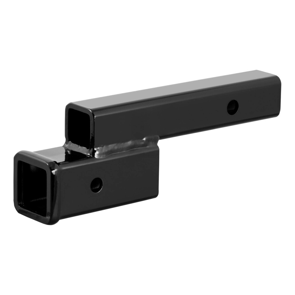 Curt 45797 Trailer Hitch Adapter, 2-Inch Receiver, 2-In Drop Or Rise, 7,500 Lbs, Gloss Powder Coat Black 612314049448