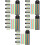 Assorted Color Transparent Highlight Strips Portable Page Flags 8