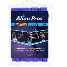 ALIEN PROS Tennis Racket Greb Tape (12 Greb) - Forudskåret og Tør Fornemmelse