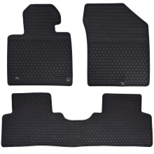 Tappetini per Auto Megiteller Personalizzati per Hyundai Santa Fe 2019 2020, Gomma Pesante e Lavabile, Senza Odore
