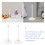 Toy Display Stands Plastic 16pcs 8.25x3.93x2.95in 8