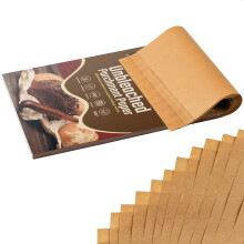 16x24 tommer Ubleget Heavy Duty Pergamentpapir, 100 stk Forudskåret Non-Stick