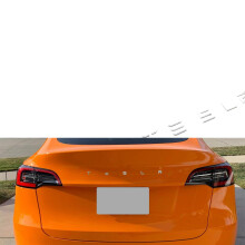 YHCDSEA Tesla Bagagerums Indsats Bogstaver Emblemer ABS Materiale Passer til Model 3 Y S X (Sølv)
