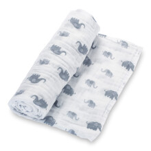 LollyBanks Swaddle Tæppe | 100% Muslin Bomuld | Køn Neutral Nyfødt og Baby Essentials