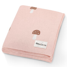 Bleu La La Swaddle Tæppe til Piger 100% Bomuld Blødt og Komfortabelt