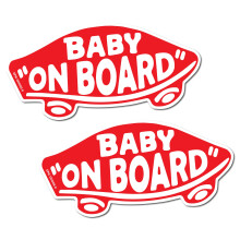 EPIC GOODS Magnet Baby A Bordo per Auto, Camion, Furgoni [2-Pack] Segnale di Sicurezza per Bambini