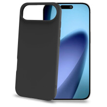 iPhone 17 Air Soft Rubber Case, Schwarz, Kratzfest