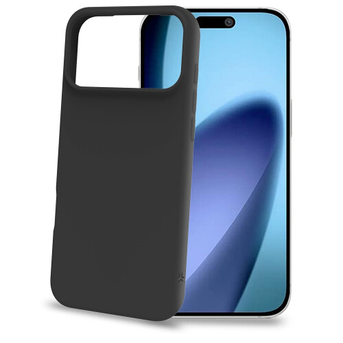 iPhone 17 Pro Max Soft Rubber Case, Schwarzes TPU