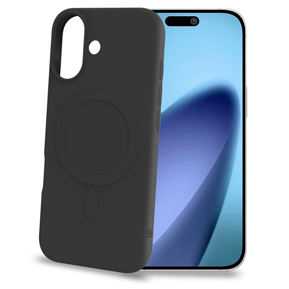 Celly Black Magsafe-Compatible Soft Tpu Case For Iphone 17,