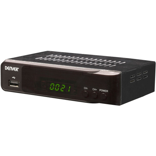 Denver HD DVB-S2 Satelliten-Receiver mit USB-Medienwiedergabe