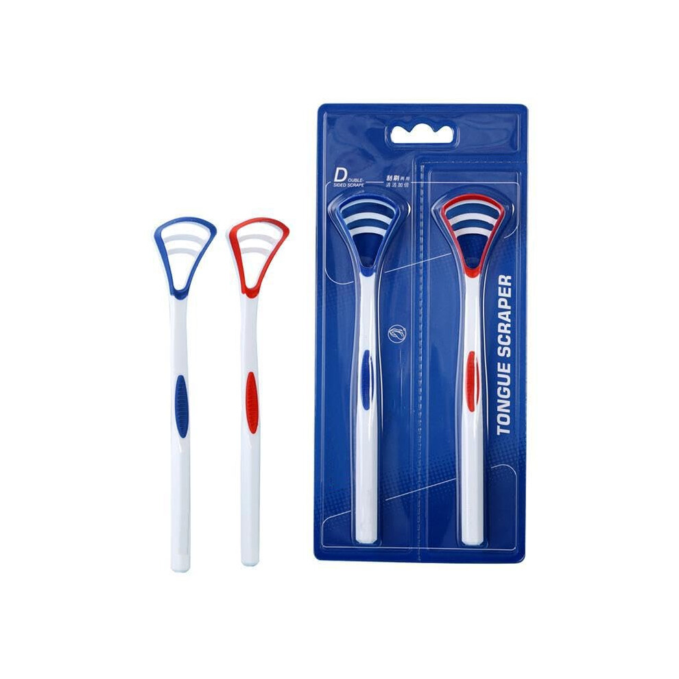 Yandy Tongue Scraper, Tongue Brush For Adults And Children,Easy To Use,Freshens Breath And Helps Eliminate Bad Breath (Pack Of 2)