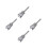 4Pcs Carbon Steel Multi-Functional Pipe Threading Tools Silver 4
