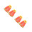 2Pcs Mesh Hard Hat Neck Drape Orange Sunshade Cover Adjustable Elastic 4