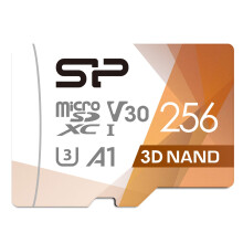 Silicon Power 256GB Micro SD-Kort U3 SDXC Op til 100MB/s Højhastigheds Hukommelseskort med Adapter