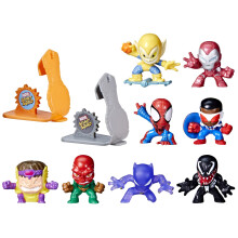 Marvel Stunt Squad Collection Pack, Action Figure Set, Super Hero Toys, Action Figures, Mini Action Figures, Playset, Toys for Kids Ages 4 and Up