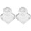 4Pcs Transparent Eye Shadow Stamper Press Tool for Blush & Highlighter 3