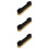 3Pcs Chocolate Wood Nylon Pool Table Brush for Felt Cleaning Tool 10
