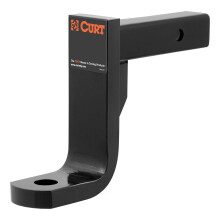 CURT 45338 Class 4 Trailer Hitch Ball Mount, 2-Inch Receiver, 10,000 lbs, 8-Inch Drop, 6-3/4-Inch Rise, black