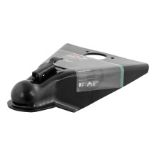 CURT 25200 Zwarte A-Frame Trailer Koppeling, 2-5/16-Inch Hitch Bal, 10.000 lbs, GLOSS ZWART POEDERCOAT