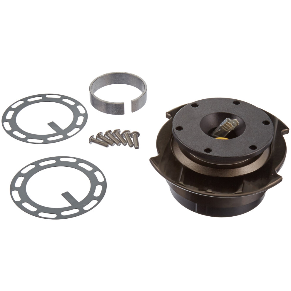 Nrg Innovations Srk-250Bkc Quick Release Kit (Black/ Chrome Ring 2.5) Black 642893635084