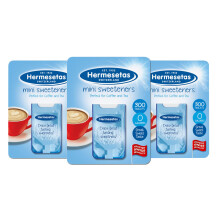 3x 300 Tablets Hermesetas Mini Sweeteners - Bundled by Smart Cutie