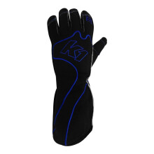 K1 Race Gear 13-RS1-B-L RS1 Reverse Stitch Kart Racing Handsker (Blå/Sort, Large)
