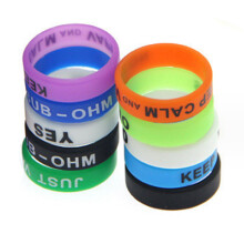 10 pcs Luminous Silicone Rings 22mm Waterproof Anti Slip Fishing Gear