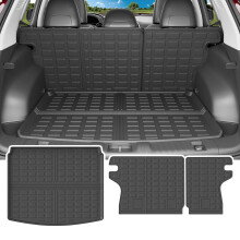 powoq Cargo Mat Geschikt voor 2017-2025 Jeep Compass Kofferbakmat TPE Achterbankmat Vervanging
