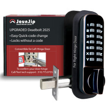 Cerradura Mecánica JOUNJIP - Cerradura de Puerta Sin Llave - No Se Requiere Código al Cerrar