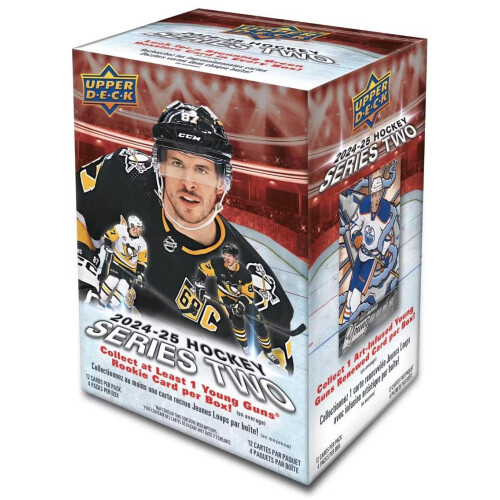 2024/25 Upper Deck Serie 2 Hockey Blaster Box, 4 Packs, 12 Karten pro Pack