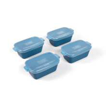 Souper Cubes Stentøj - Lille 5" x 3" Bagning Skål med Silikone Låg