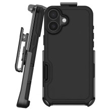 BELTRON Etui med Bælteklips til iPhone 16, Industriel Styrke, Militærklasse Beskyttelse, Hybrid Etui & Bælteclips