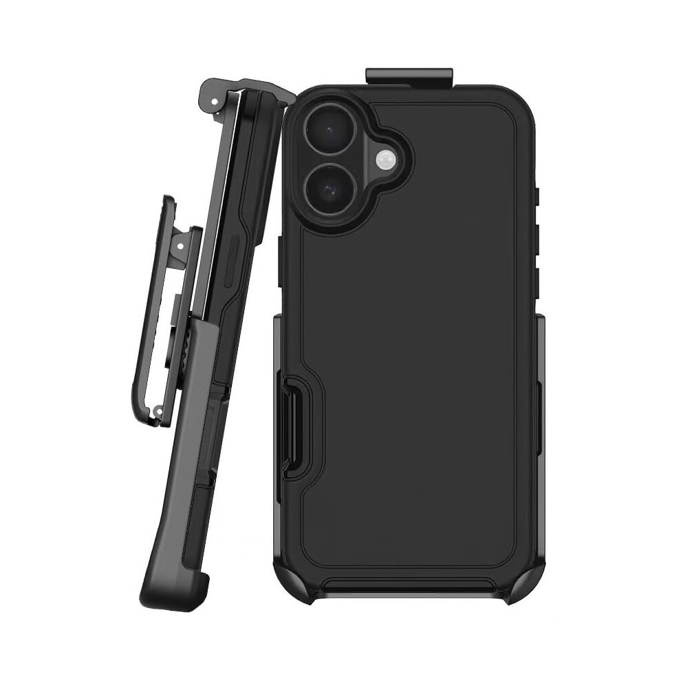 Beltron Case With Belt Clip For Iphone 16, Industrial Strength, Military-Grade Protection, Hybrid Case & Belt Clip Holster Combo Compatible With Magsa 812470036805