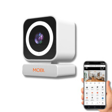 MobiCam Telecamera Monitor Baby e Casa, MobiCam MP Telecamera Pet, Rilevamento AI, 3 Megapixel, Audio Bidirezionale