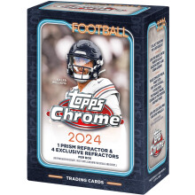 Caja de Valor Sello de Fábrica de Tarjetas de Fútbol Topps Chrome 2024