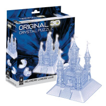 BePuzzled, Grand Castle Deluxe 3D Crystal Puzzle, Voor Puzzelaars 12+, Uitdagend en Mooi