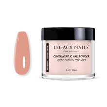 Legacy Nails Professionel Cover LIGHT BLUSH Akrylpulver, 2 ounces - Ideel til fransk neglekunst