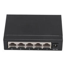 Interruttore Ethernet Gigabit in metallo a 5 porte Plug & Play per laptop, console, stampante