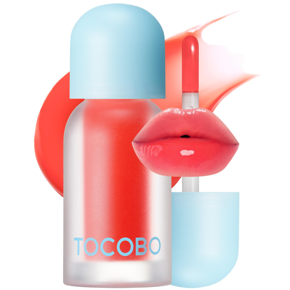Tocobo Juicy Berry Plumping Lip Oil 15 Coral Soda - Image 4