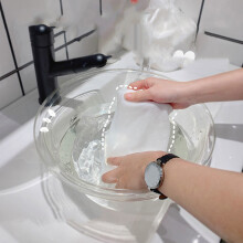 Transparent Wash Basin Plastic Dish Tub, Large Capacity, Durable