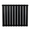 Flachheizkörper – 600mm x 700mm – Schwarz 2