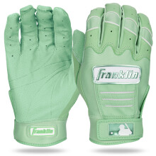 Franklin Sports MLB Baseball Batting Gloves - CFX Pro Adult + Youth Batting Gloves Pair - Baseball + Softball Batting Gloves - Mint Highlight - Adult