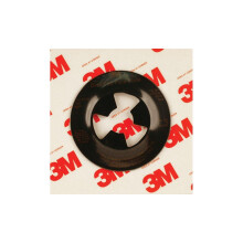 3M 81732 5" Diameter, Rød, Ekstra Hård Disc Pad Face Plate Ribbet (Kasse med 10)