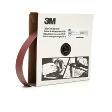 3M Utility Cloth Roll 314D, 1-1/2 in x 50 yd P180 J-vægt, Maroon